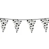 Wimpelkette Fußball-Star spitz, 6m, 15 Wimpel