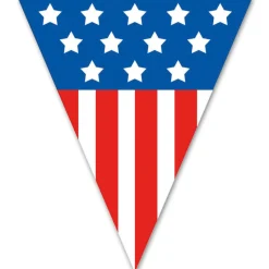 Wimpelkette USA, 5 m