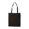 Wurfbeutel - Baumwolltasche, zwei lange Henkel, Schwarz