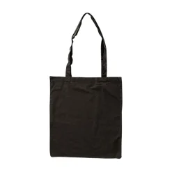 Wurfbeutel - Baumwolltasche, zwei lange Henkel, Schwarz